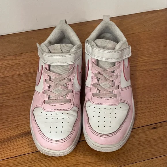 NIKE Pink Court Borough Low Sneakers - Picture 7 of 9